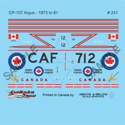 231 - Canadair CP-107 Argus (1973-81)