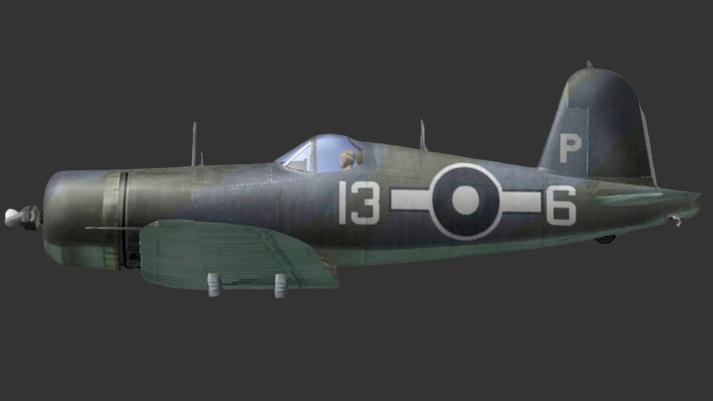 414 - Vought F4U Corsair II - Fleet Air Arm - Don Sheppard