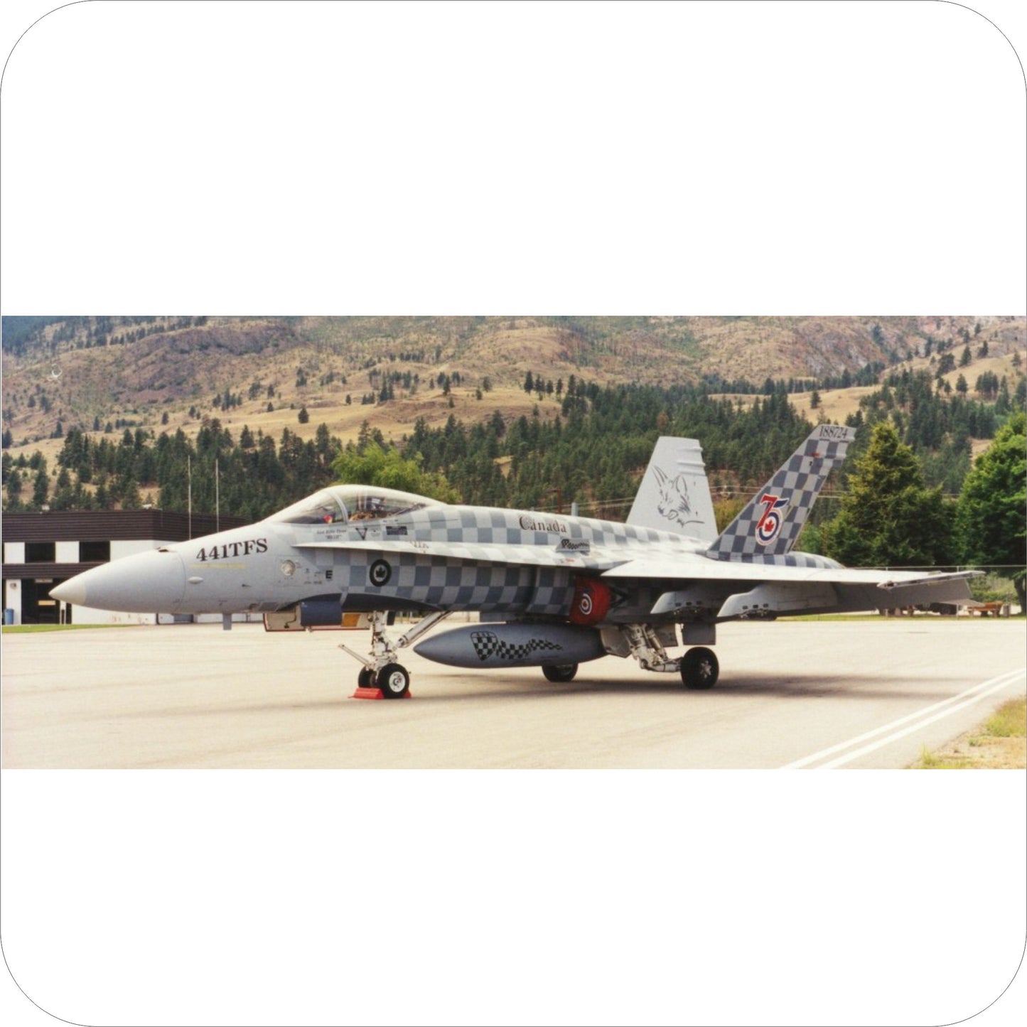 199 - CF-188 Hornet - 411 Squadron - Checker Bird