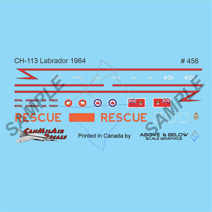 456 - Boeing-Vertol CH-113 Labrador - S/N: 10401 First Delivery (1964)