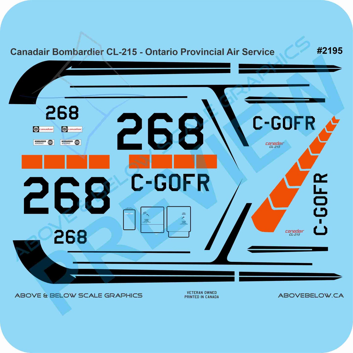 2195 - Canadair CL-215 - Ontario Provincial Air Service