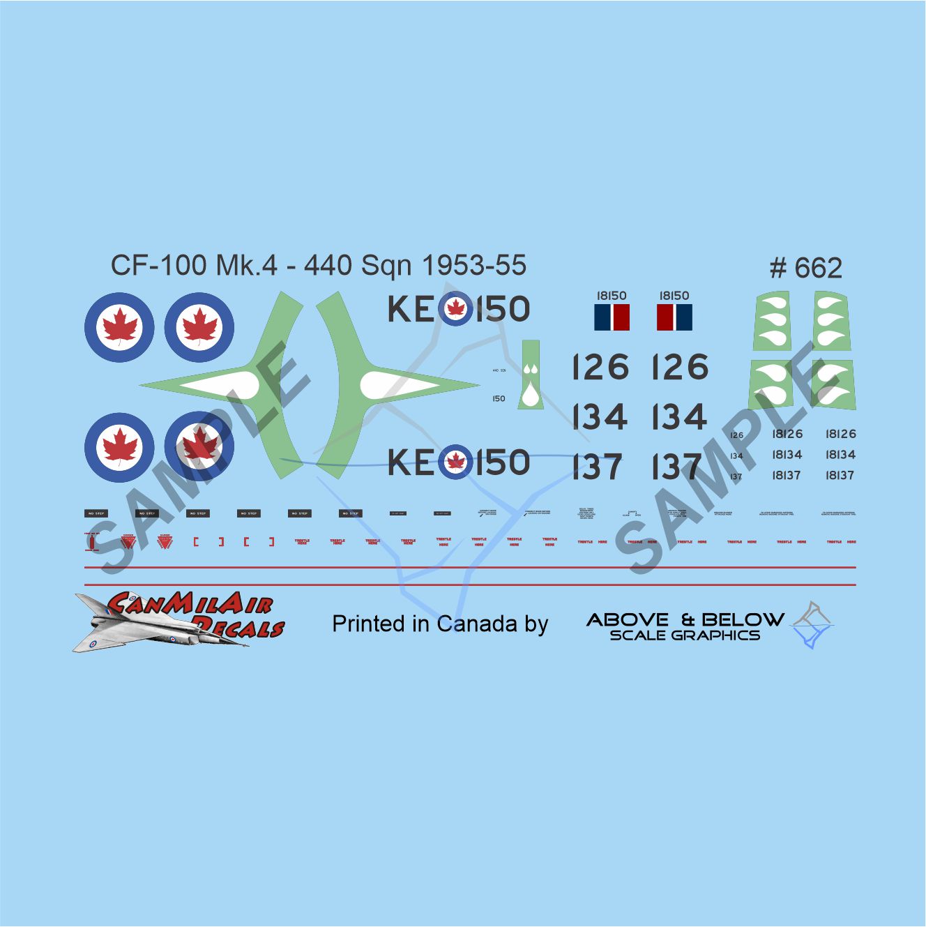 662 - Avro CF-100 Canuck Mk. 3 - 440 Sqn (1953-55)