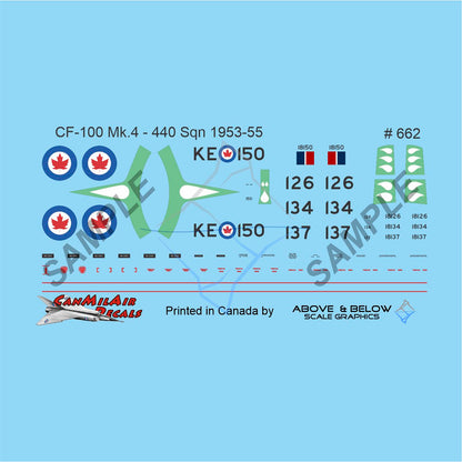 662 - Avro CF-100 Canuck Mk. 3 - 440 Sqn (1953-55)