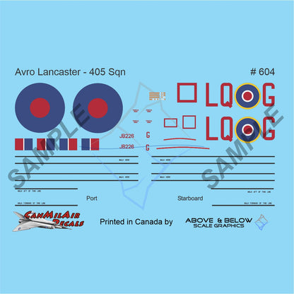 604 - Avro Lancaster B Mk.III - 405(P) Sqn (1943)