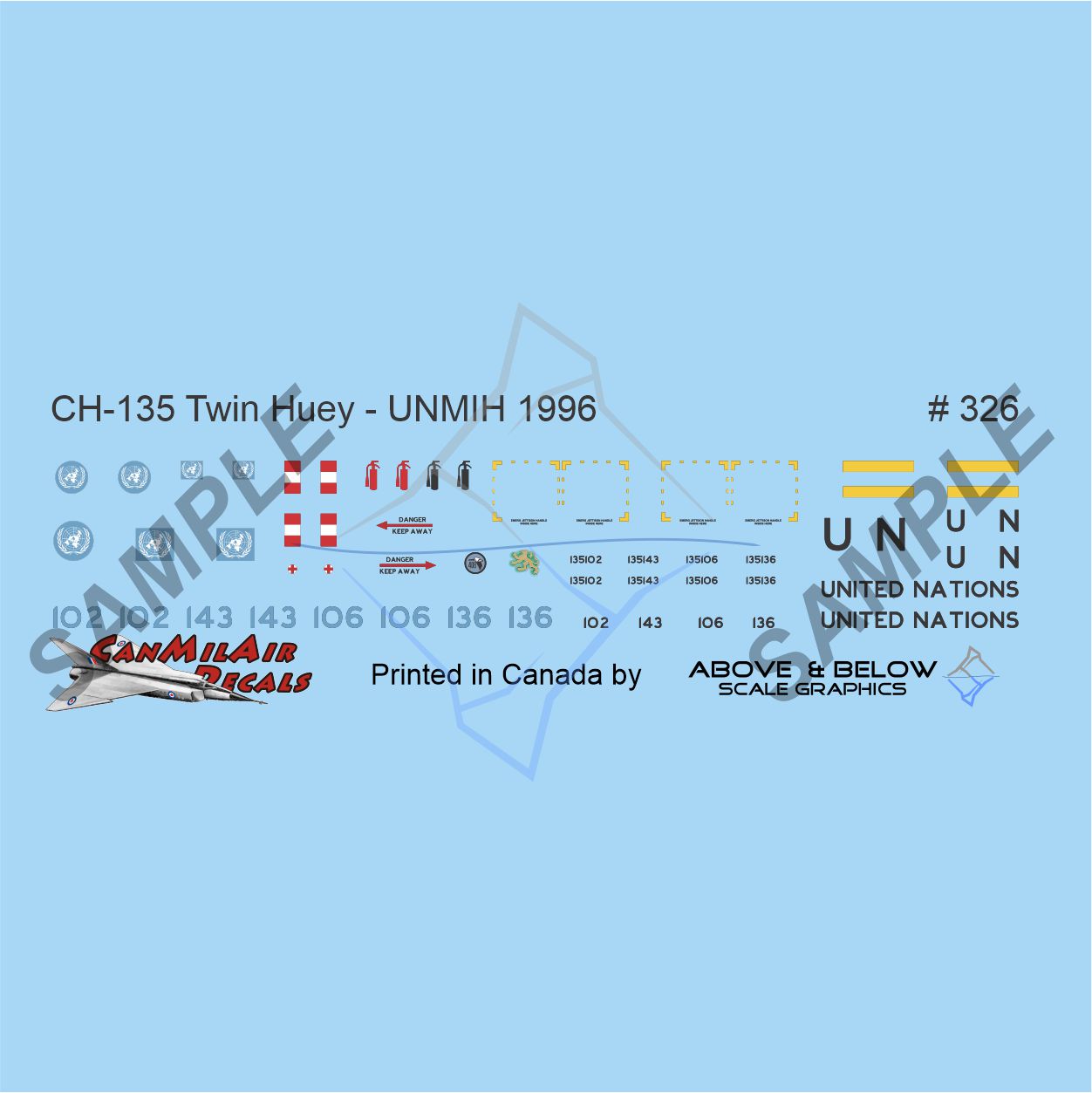 326 - Bell CH-135 Twin Huey - 427 Sqn - United Nations: Haiti