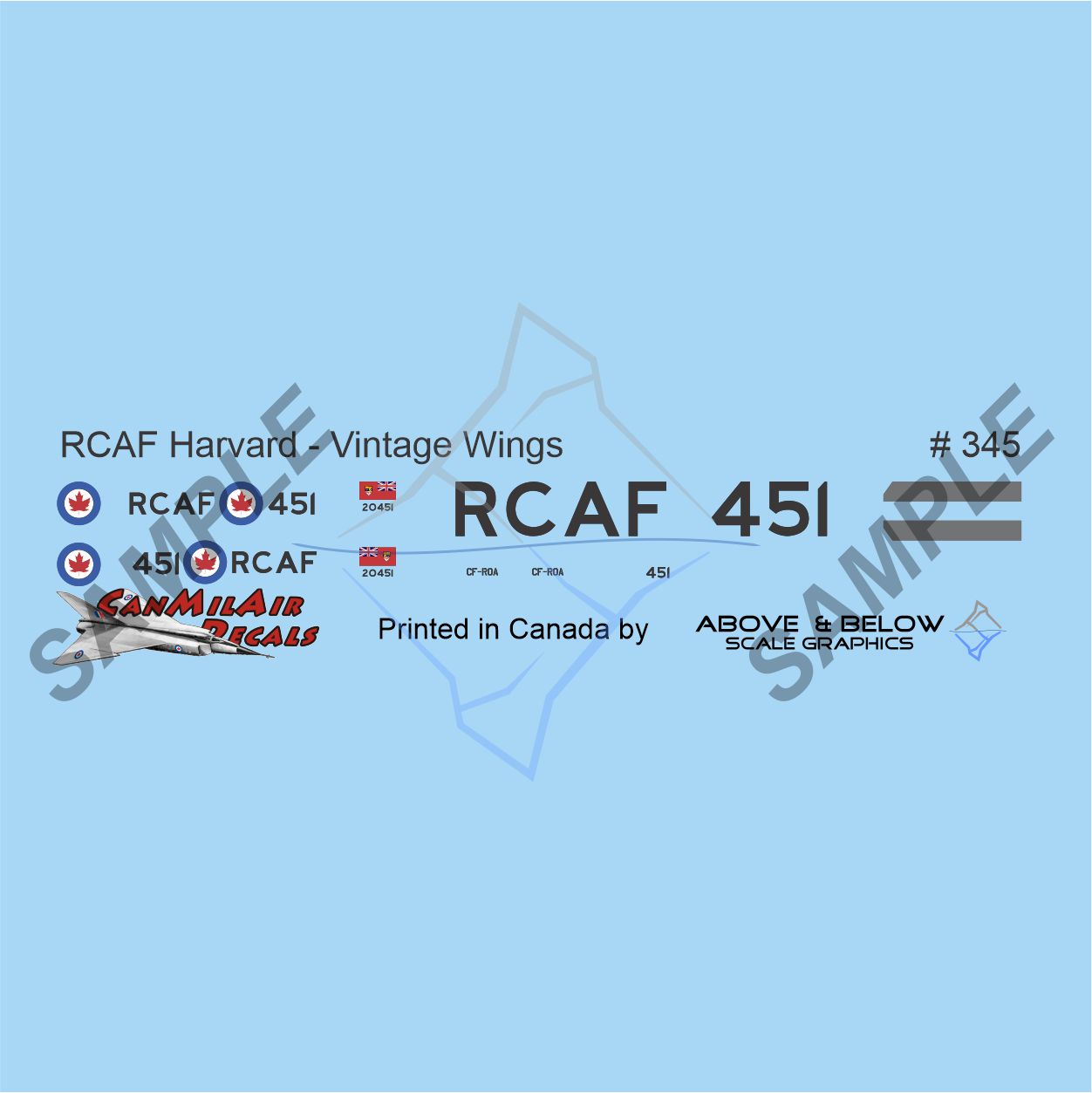 345 - North American Harvard Mk. IV- RCAF+3 (1962)