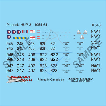 548 - Piasecki HUP-3 Retriever - RCN (1954-1964)