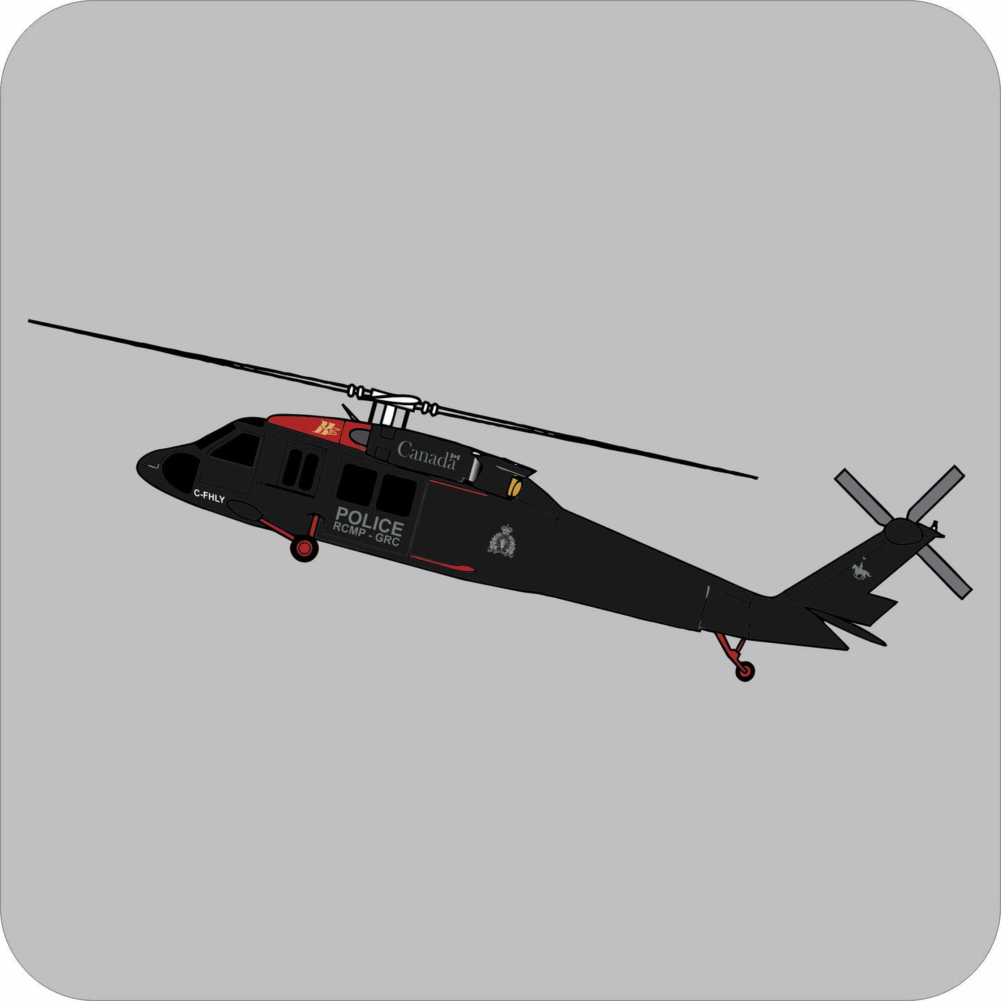 2210 - Sikorsky S-60 Black Hawk - RCMP ERT