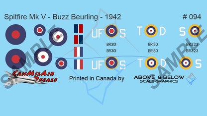 094 - Spitfire Mk V - 249 Sqn (1942) "Demon of Malta"