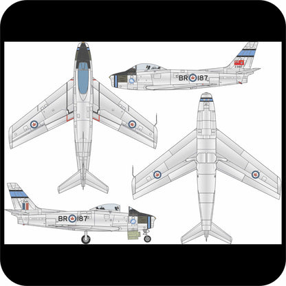 692 - Canadair Sabre Mk.5 No. 434 “Bluenose” Squadron No.3(F) Wing