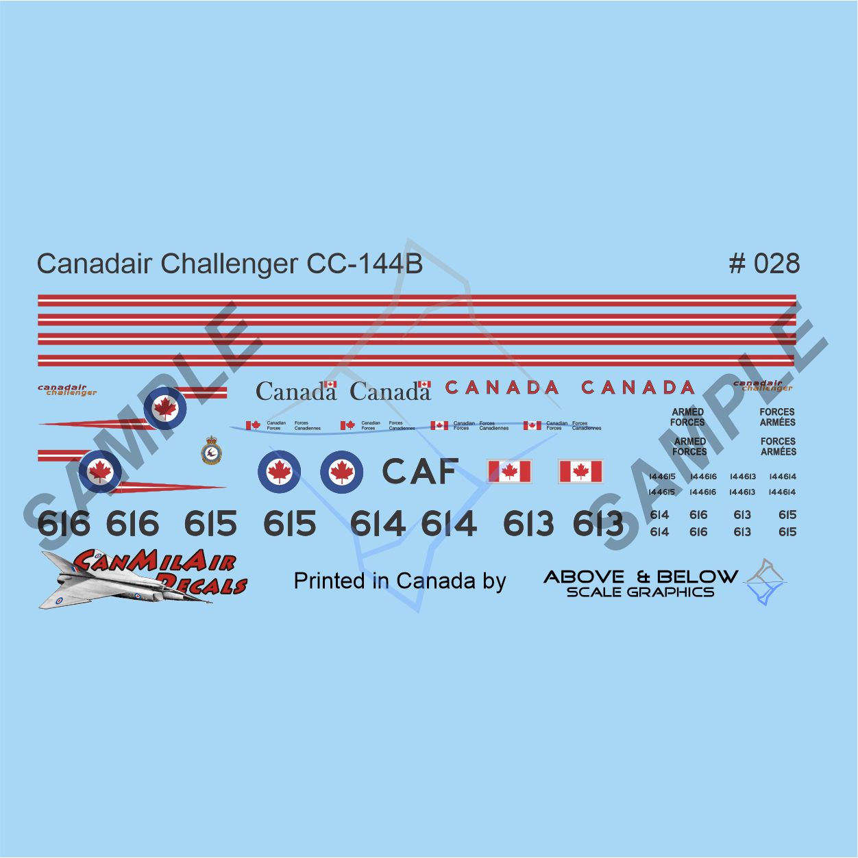 028 - Canadair Challenger 601 / CC-144 - FIP (1985-95)