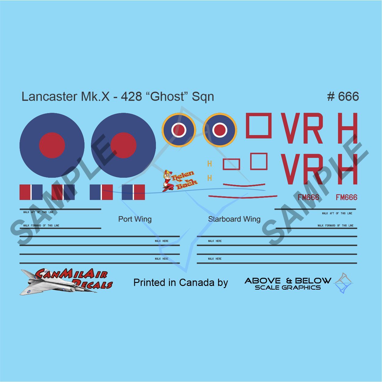 666 - Avro Lancaster X - 428 Sqn "Hellen Back"