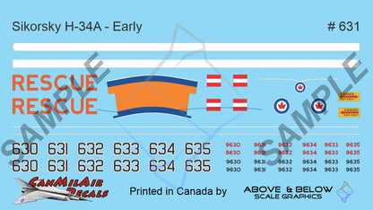 631 - Sikorsky H34A Choctaw (1955-1958)