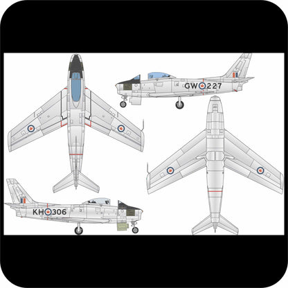 689 - Canadair Sabre Mk.5 Nos. 400 and 411 (Aux) Squadrons