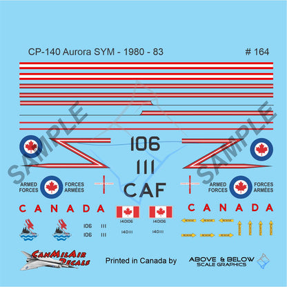 164 - Lockheed CP-140 Aurora- 405 SQN - SYM (1980-83)