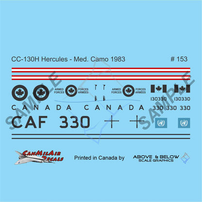 153 - Lockheed CC-130H - SYM Mediterranean Camo (1983)