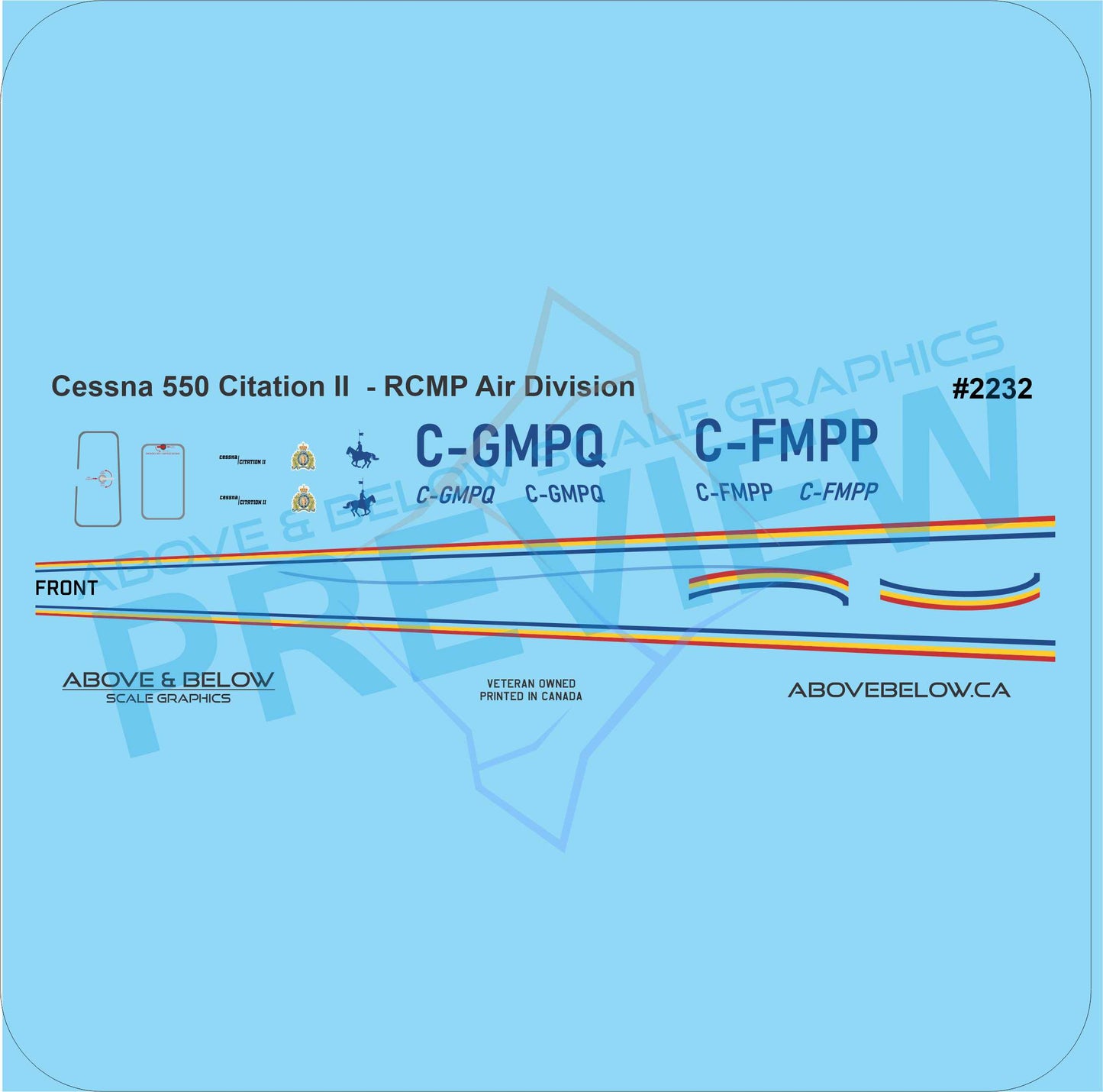 2232 - Cessna 550 Citation II - RCMP