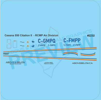2232 - Cessna 550 Citation II - RCMP