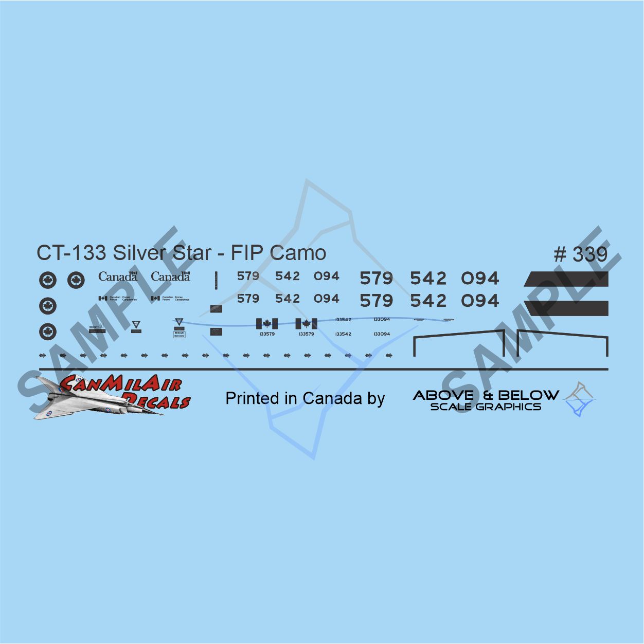 339 - Canadair CT-133 Silver Star - FIP Camo