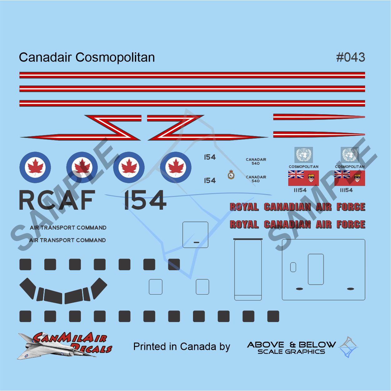 043 - Canadair CC-109 Cosmopolitan - RCAF (1969)