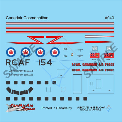 043 - Canadair CC-109 Cosmopolitan - RCAF (1969)