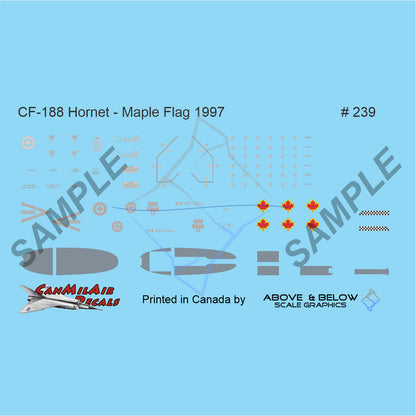 239 - McDonnell CF-188 Hornet - 441 Sqn - Maple Flag 1997