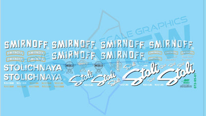 1033 - MIG-17 (SMIRNOFF AND STOLICHNAYA - 2 SCHEMES)