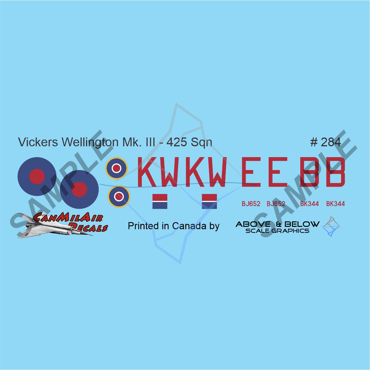 284 - Vickers Wellington Mk III - 425 Sqn