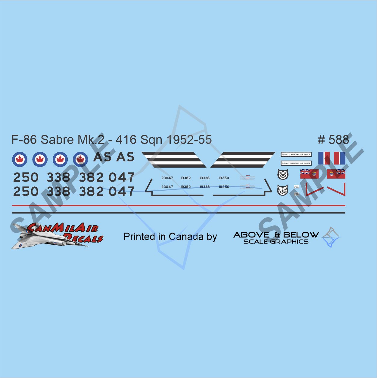 588 - Canadair Sabre Mk. 5/6 - 416 Sqn (1952)