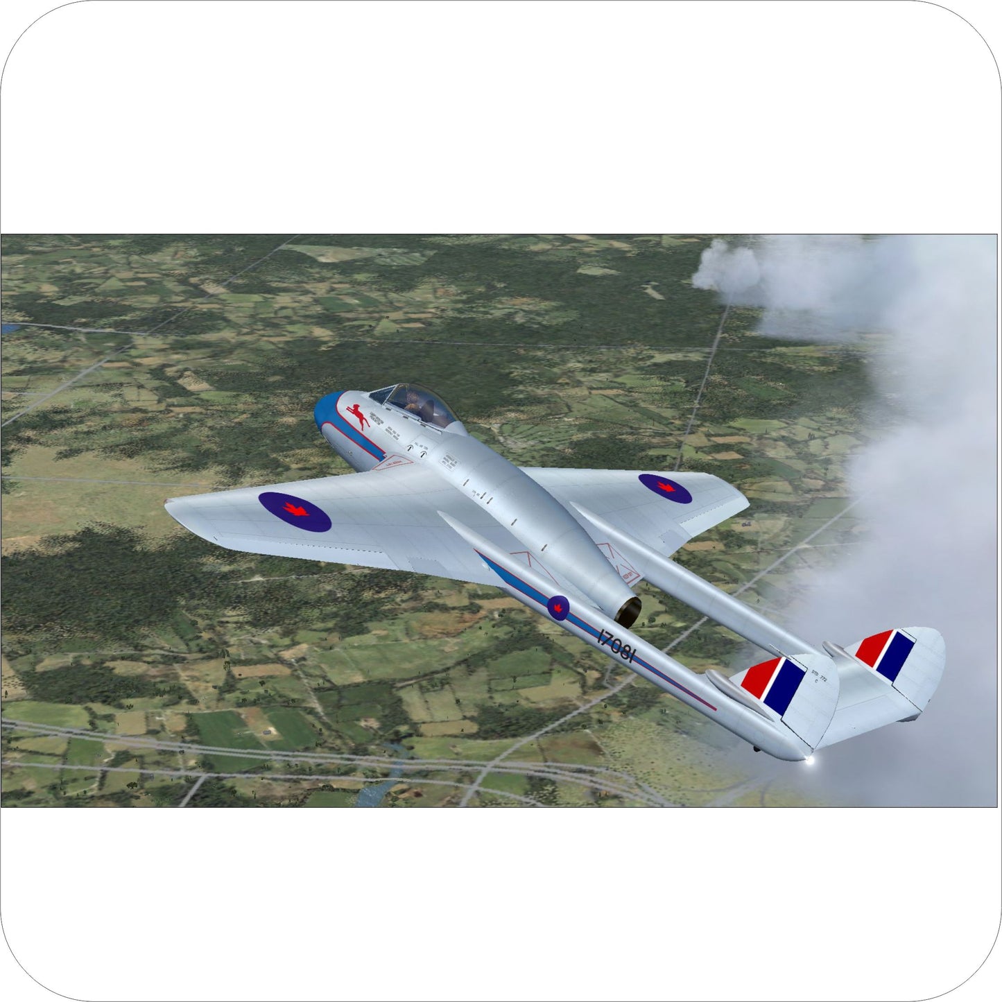 2019 - DeHavilland Vampire - 410 Sqn "Blue Devils" (1949)