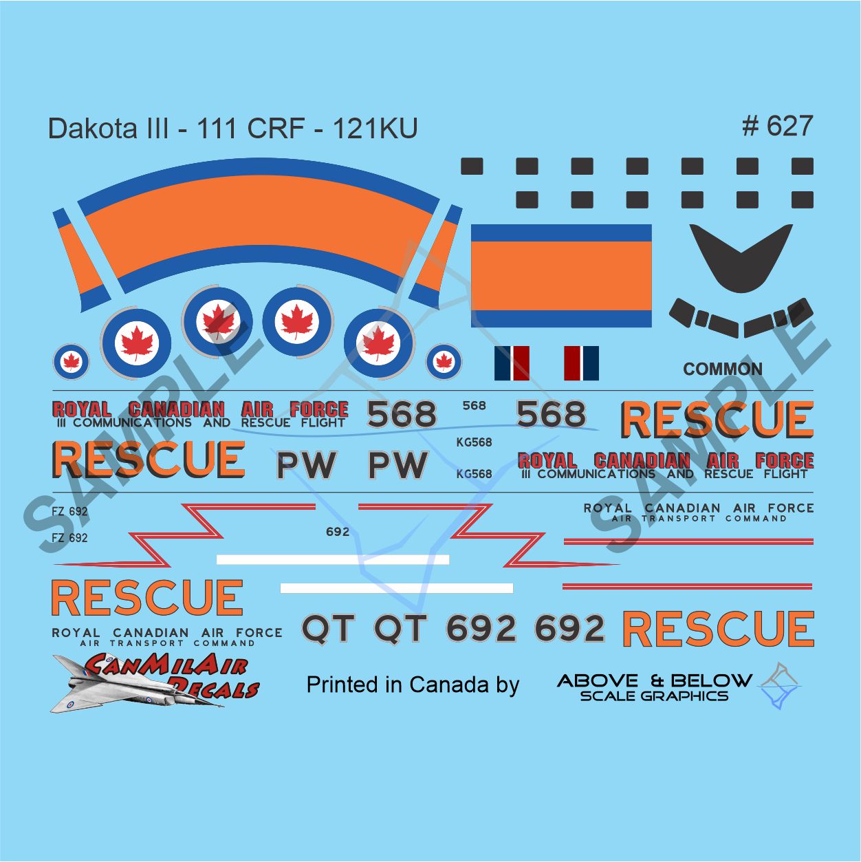 627 - Douglas Dakota III - Early SAR