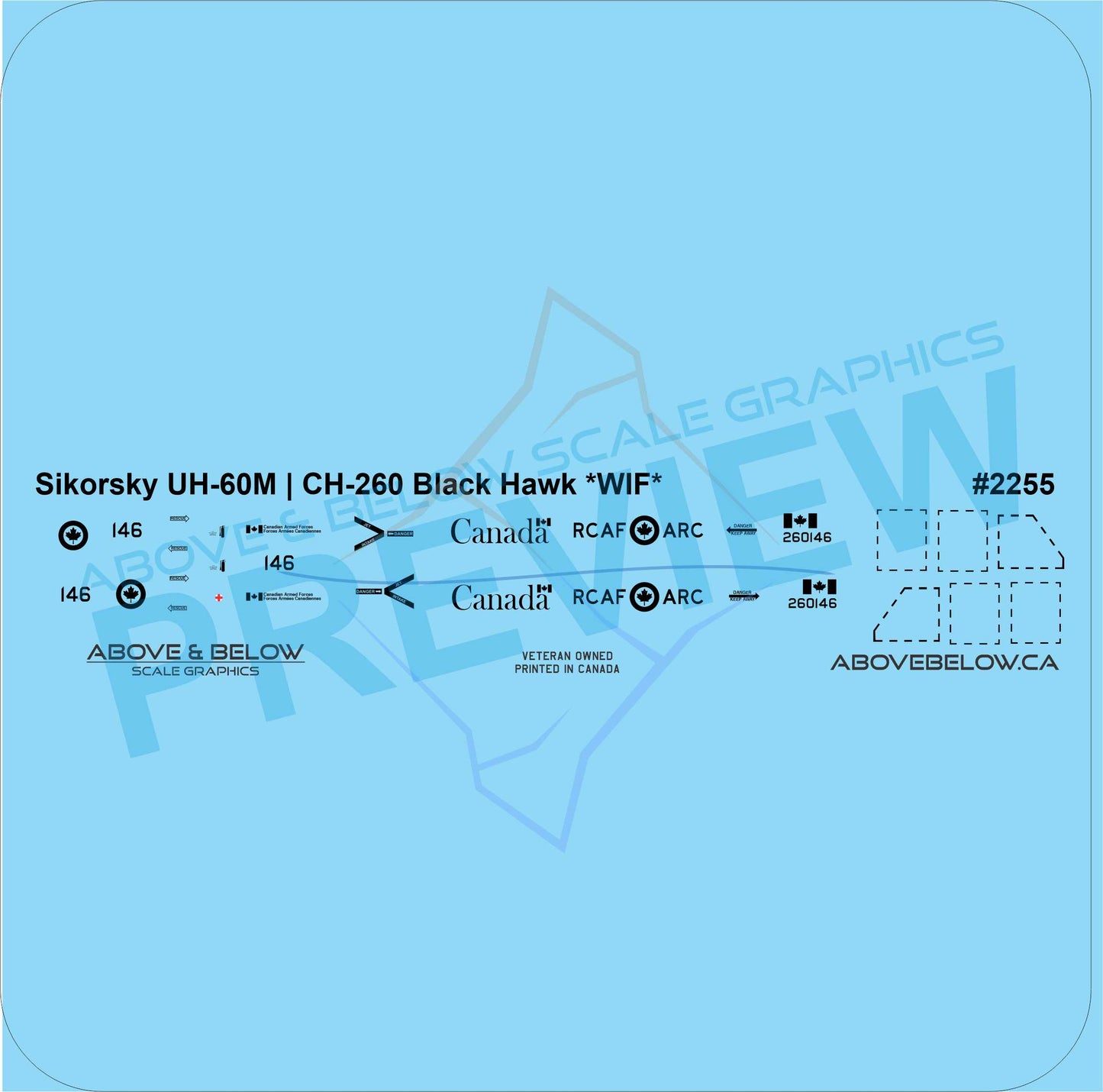 2255 - Sikorsky UH-60M / CH-260 Blackhawk *WIF*