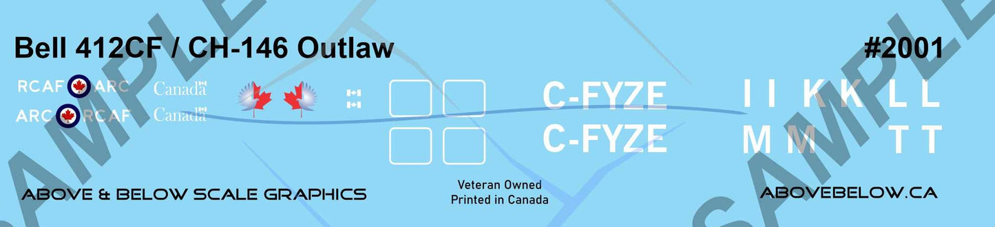2001 - Bell 412CF / CT-146 Outlaw - ARC/RCAF