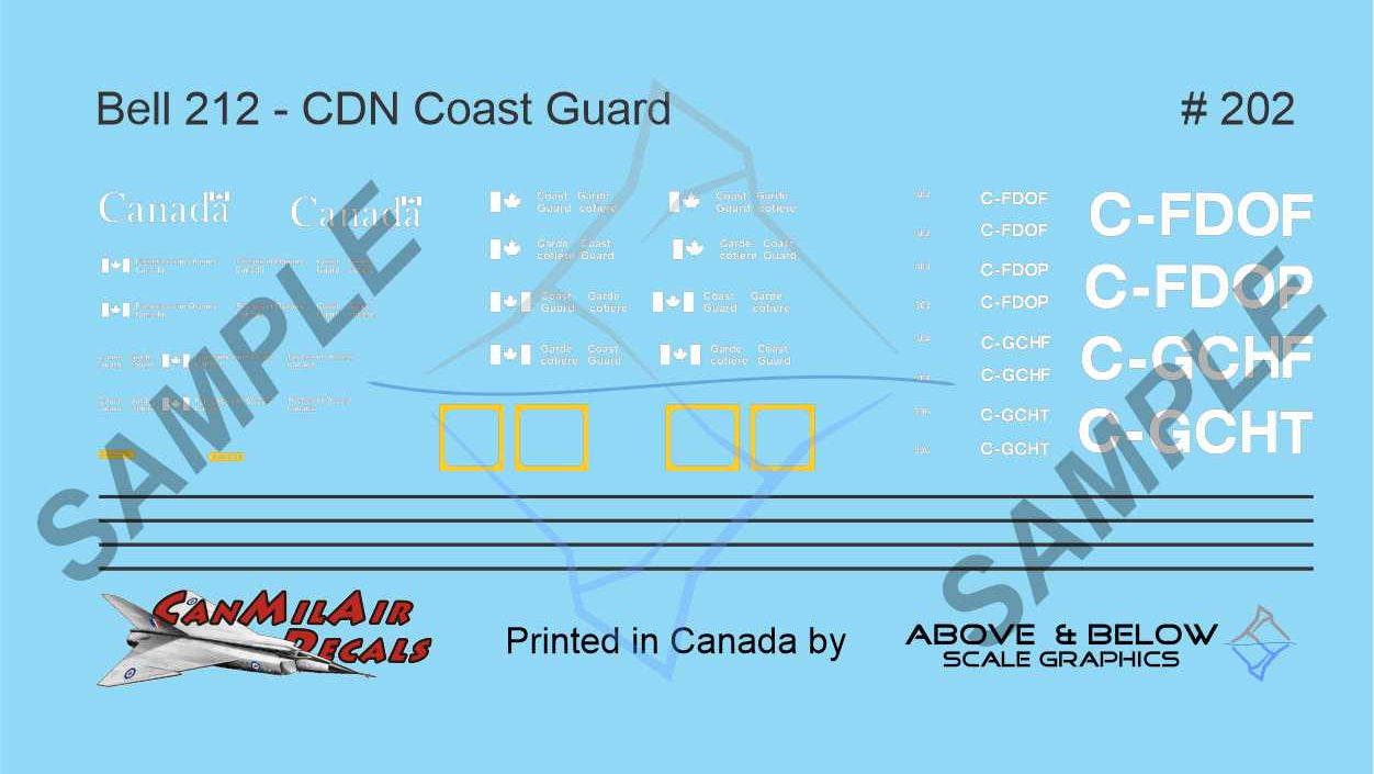 202 - Bell 212 - Canadian Coast Guard