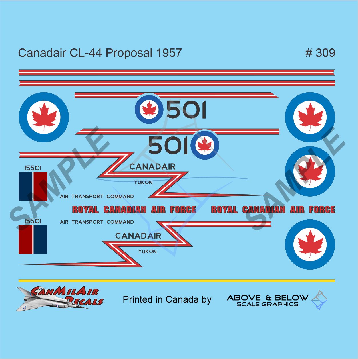 309 - Canadair CL-44 Yukon Proposal (1957)