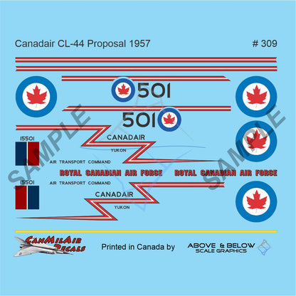309 - Canadair CL-44 Yukon Proposal (1957)