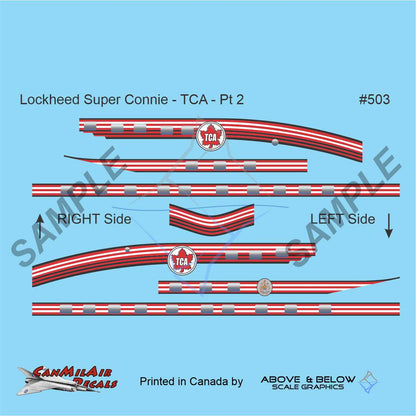 502 & 503 - Lockheed L-1049 Super Constellation - Trans Canada Airways