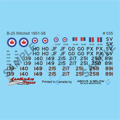 035 - North American B-25 Mitchell - AB+3 (1951-58)