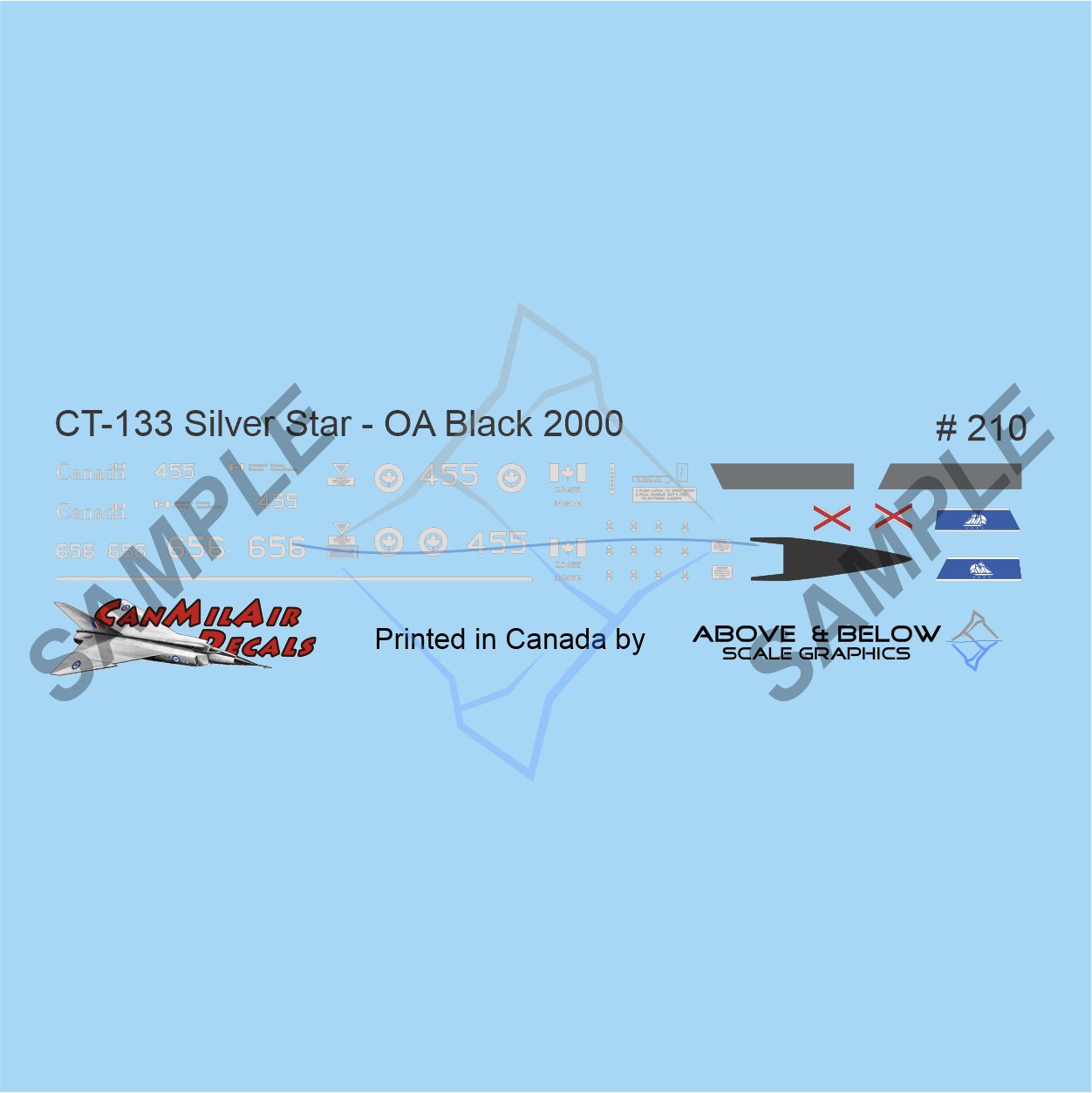 210 - Canadair CT-133 Silver Star - 434 Sqn - FIP Black Scheme (2000)