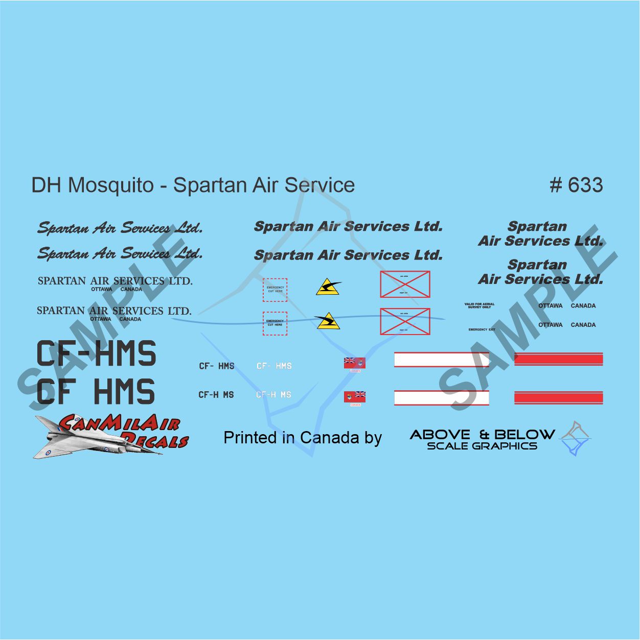 633 - DeHavilland DH-98 B.35 Mosquito - Spartan Air Services