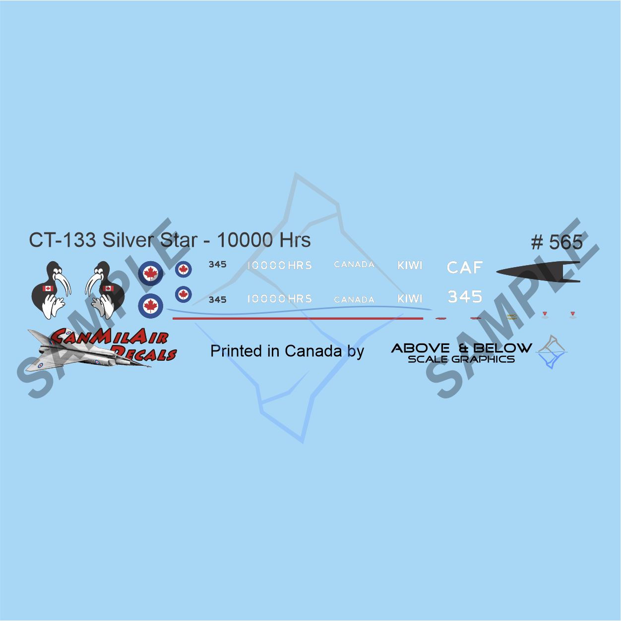 565 - Canadair CT-133 Silver Star - 10 000 Flight Hours