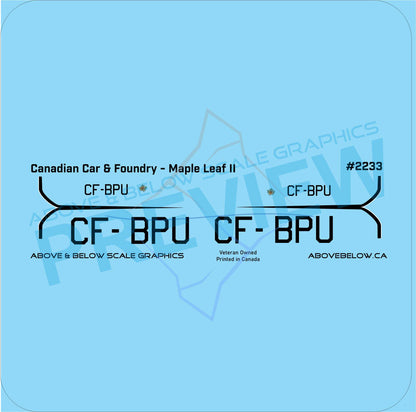 2233 - Canadian Car & Foundry - Maple Leaf II