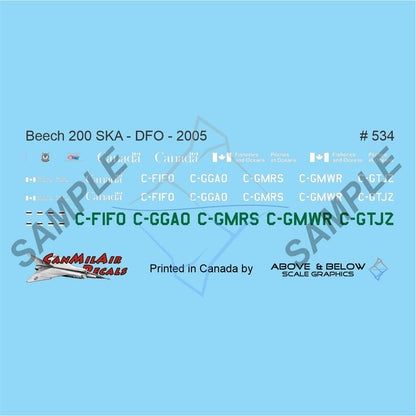 534 - Beechcraft 200 Super King Air - PAL DFO (2005)