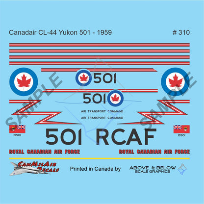 310 - Canadair CL-44 Yukon (1959) SN: 15501