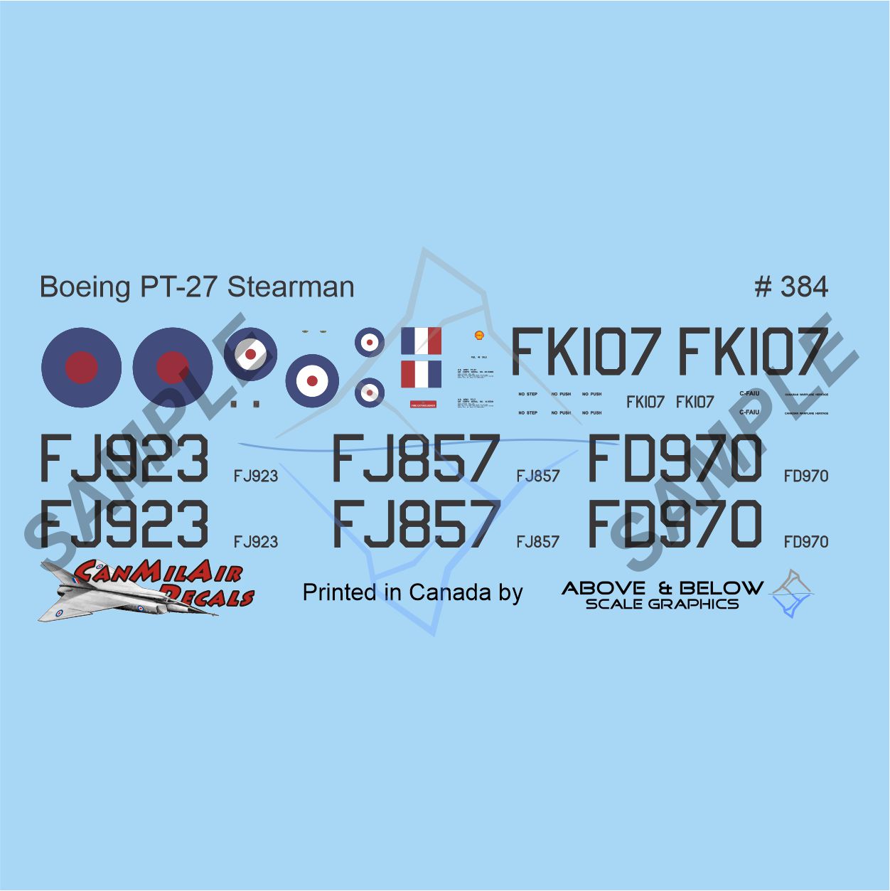 384 - Boeing PT-27  Stearman