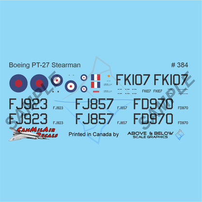 384 - Boeing PT-27  Stearman