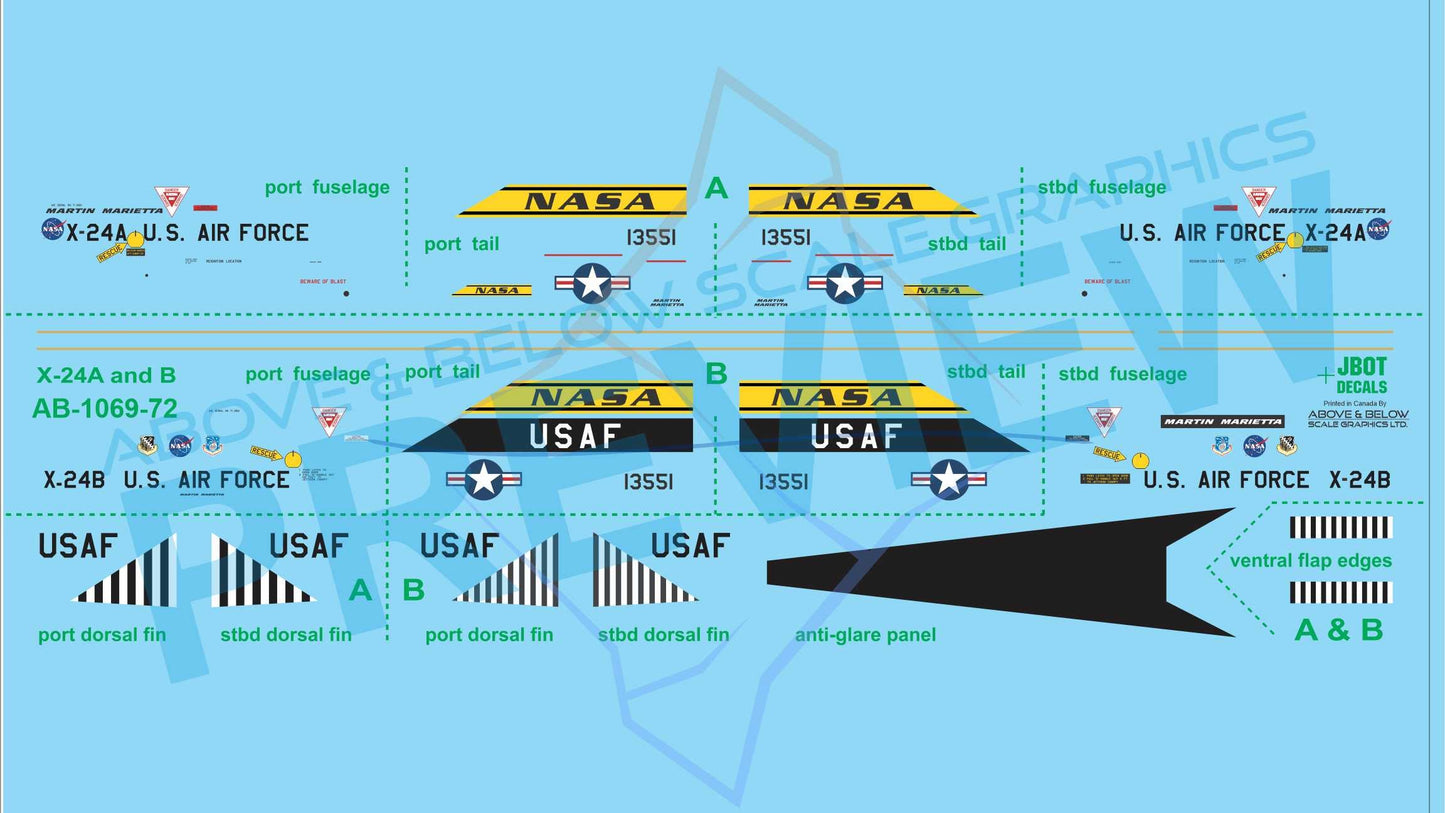 1069 - Martin Marietta X-24A & B