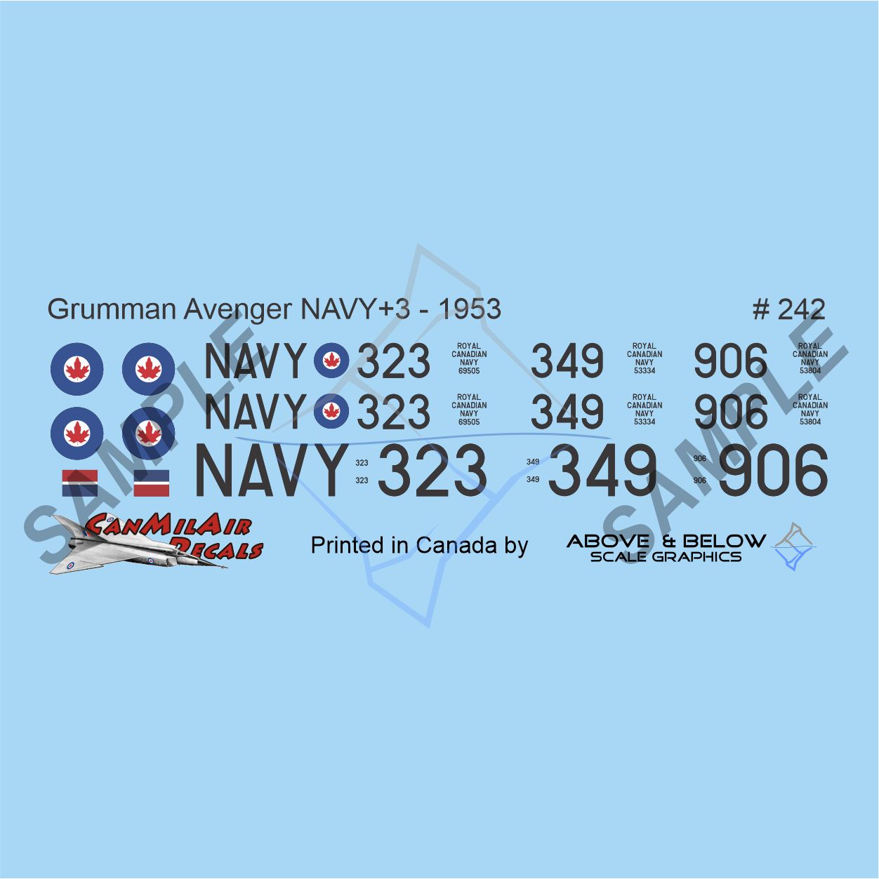 242 - Grumman AS 3 Avenger - NAVY+3 (1953)