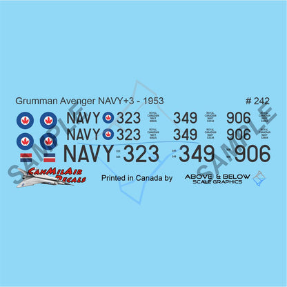 242 - Grumman AS 3 Avenger - NAVY+3 (1953)