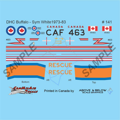 141 -  DeHavilland Canada CC-115 Buffalo - SYM White (1973-83)